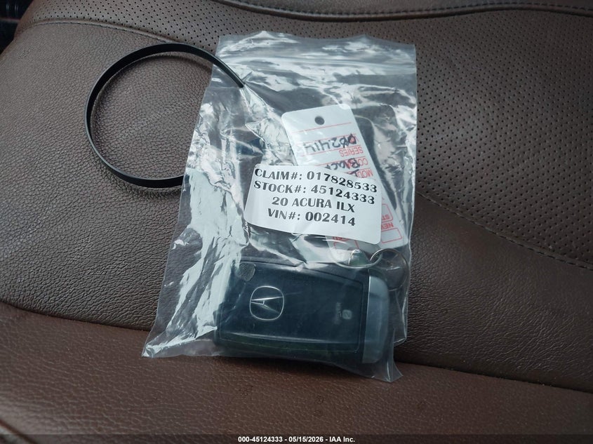 2020 Acura Ilx Premium Package/Technology Package VIN: 19UDE2F79LA002414 Lot: 45124333