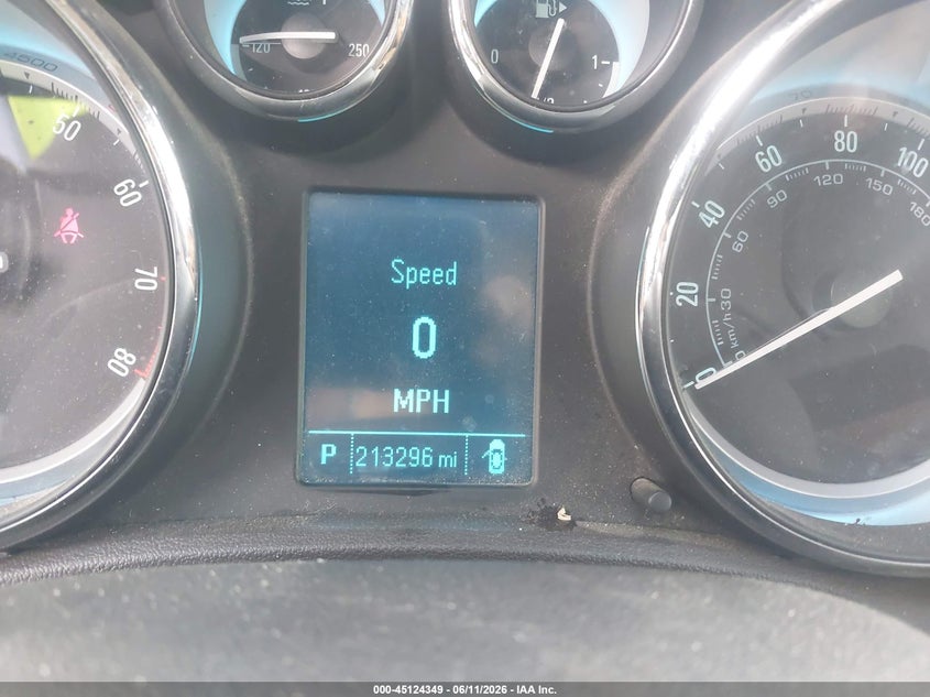 2014 BUICK VERANO SEDAN 2.0L I-4 DI, DOHC, VVT, TURBO, 250HP