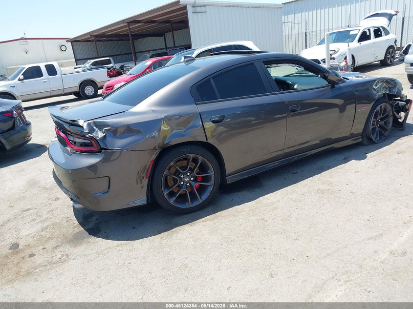 Vin: 2c3cdxgj2mh649443, lot: 45621969, dodge charger scat pack rwd 20214