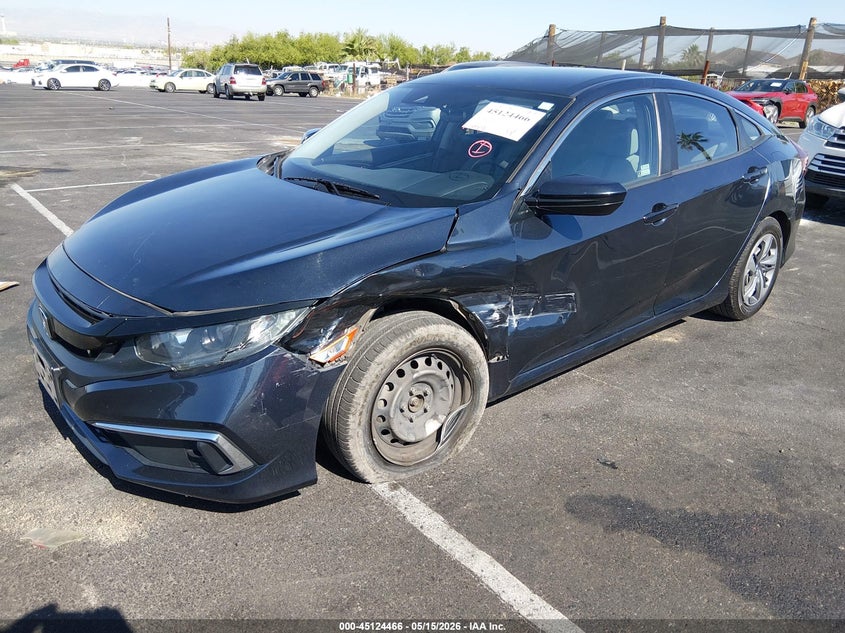 2020 Honda Civic Lx 2HGFC2F63LH583979 photo 1