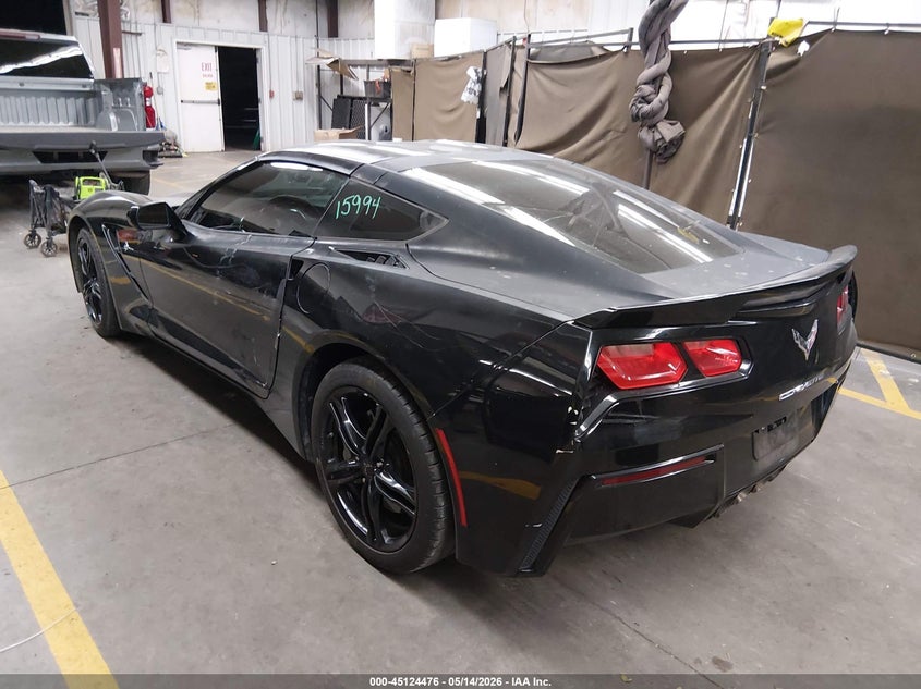 Vin: 1g1yf2d79f5110005, lot: 45622088, chevrolet corvette stingray 20153