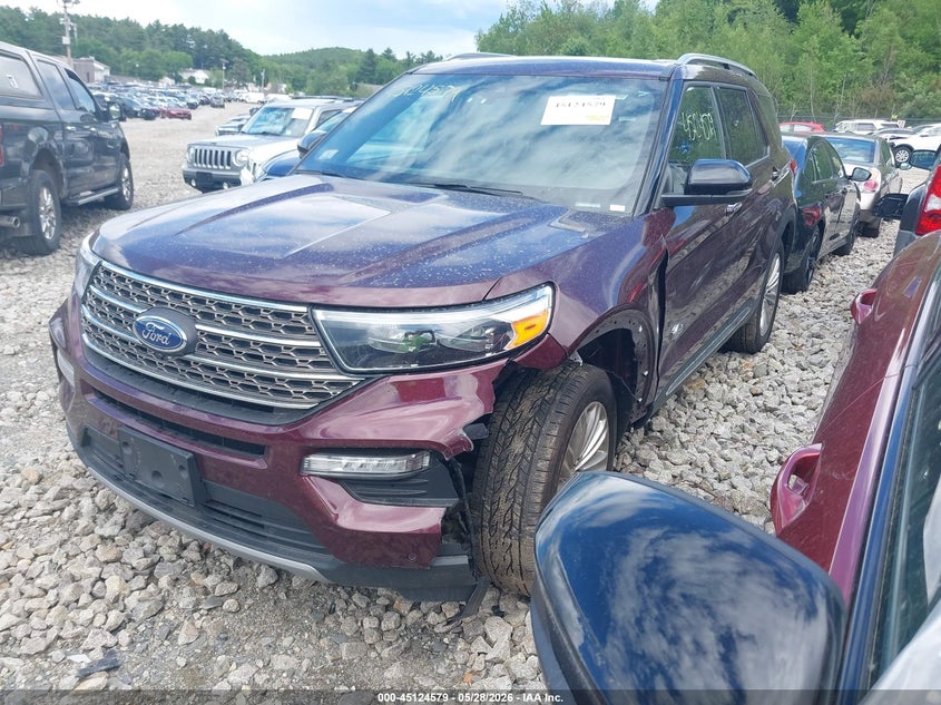 Vin: 1fm5k8lc5nga12188, lot: 45622194, ford explorer king ranch 20222
