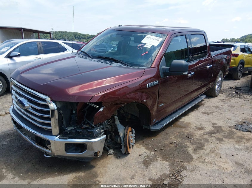 Vin: 1ftfw1eg6gfd52530, lot: 45622212, ford f-150 xlt 20162