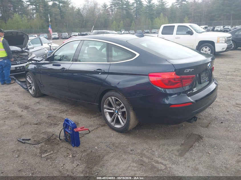 Vin: wba8z9c38hg826467, lot: 45622470, bmw 330i gran turismo xdrive 20173