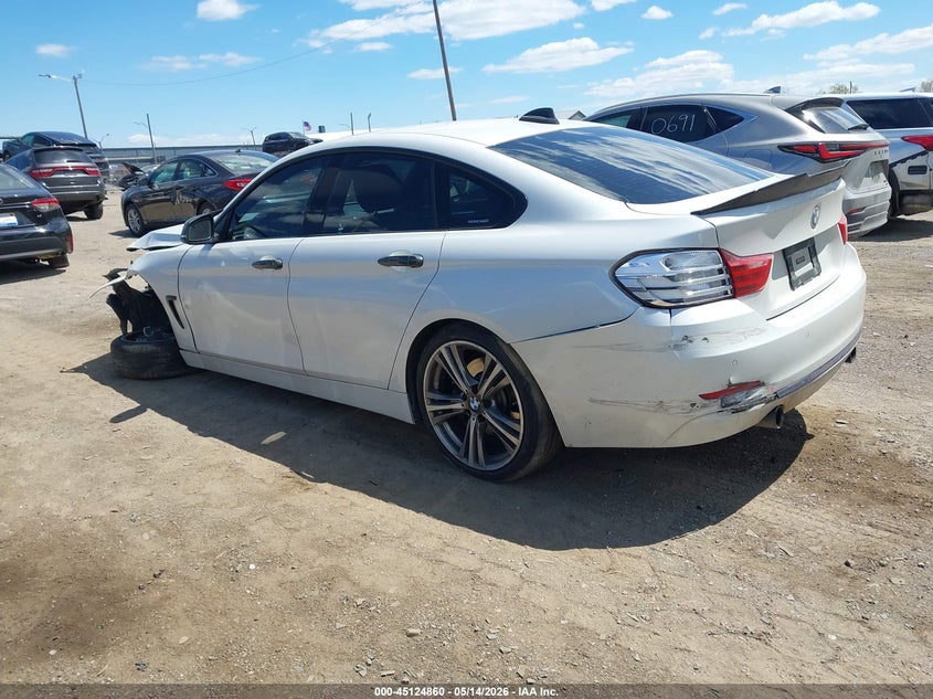Vin: wba4b3c58fgv48801, lot: 45622476, bmw 435i gran coupe xdrive 20153