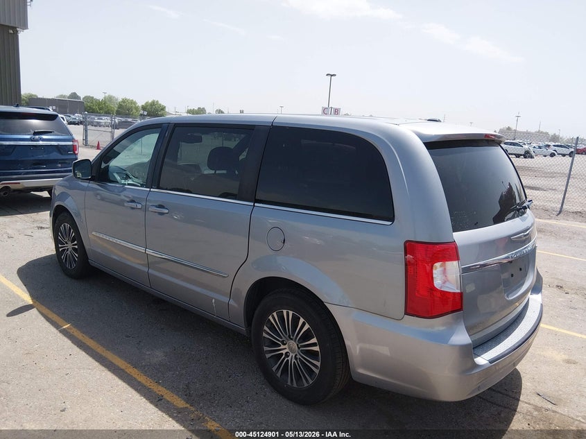 Vin: 2c4rc1hg7er310522, lot: 45622517, chrysler town & country s 20143