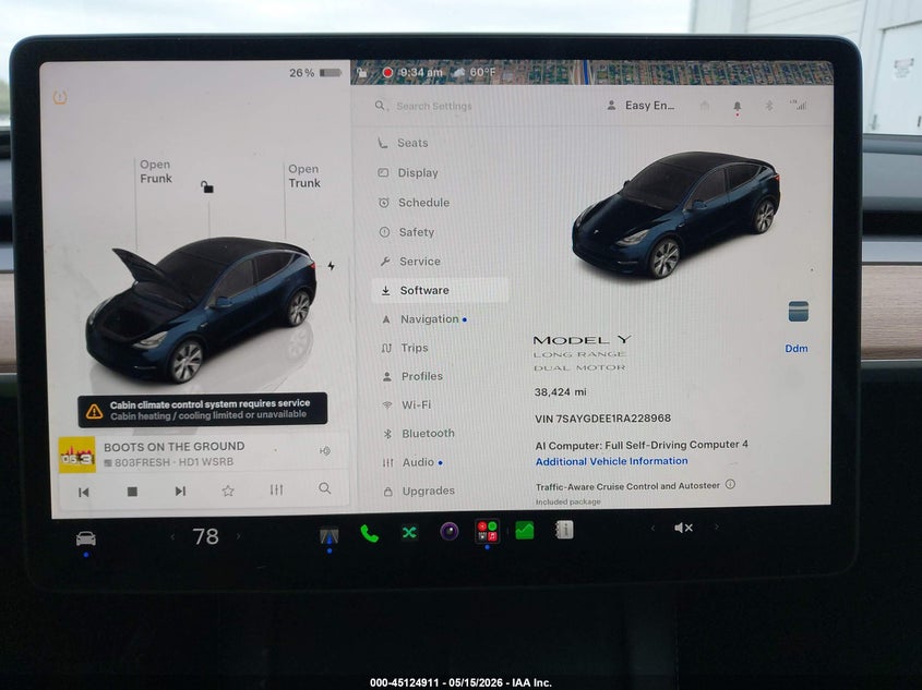 2024 TESLA MODEL Y auction photo 7