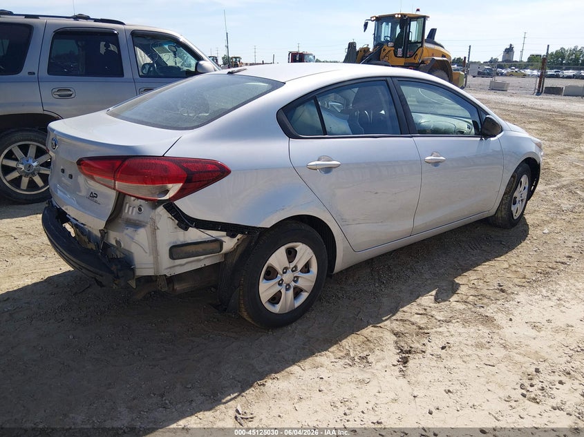 Vin: 3kpfk4a79je218731, lot: 45622646, kia forte lx 20184