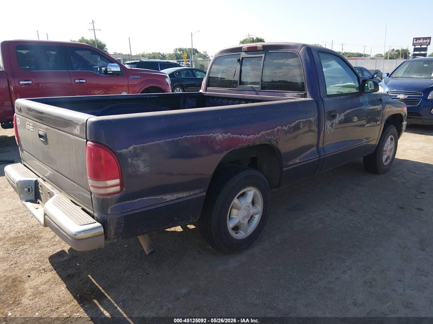 DODGE DAKOTA 1998 VIN 1B7FL26X7WS611867