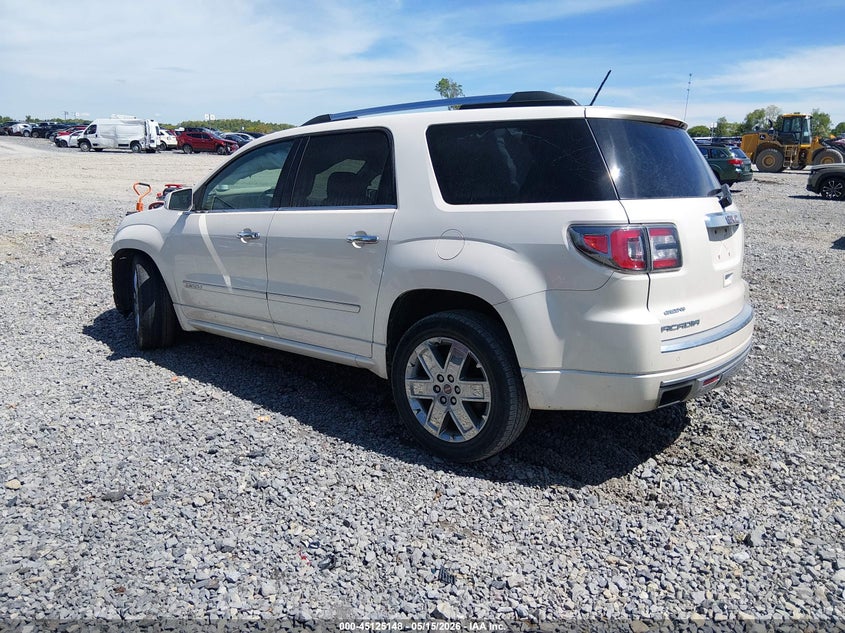 Vin: 1gkkvtkd6ej356048, lot: 45622764, gmc acadia denali 20143