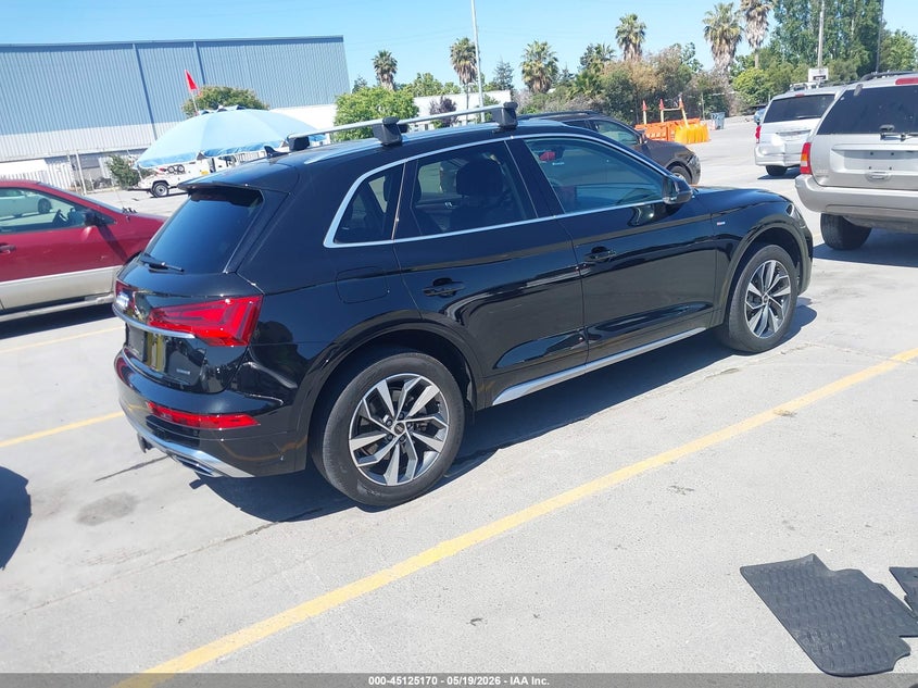 2023 AUDI Q5 SPORT UTILITY VEHICLE 2.0L I-4 DI, DOHC, VVT, TURBO, 261HP
