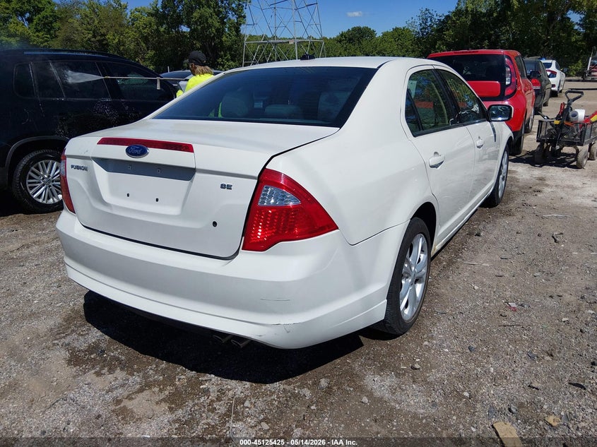 Vin: 3fahp0haxcr210742, lot: 45623041, ford fusion se 20124