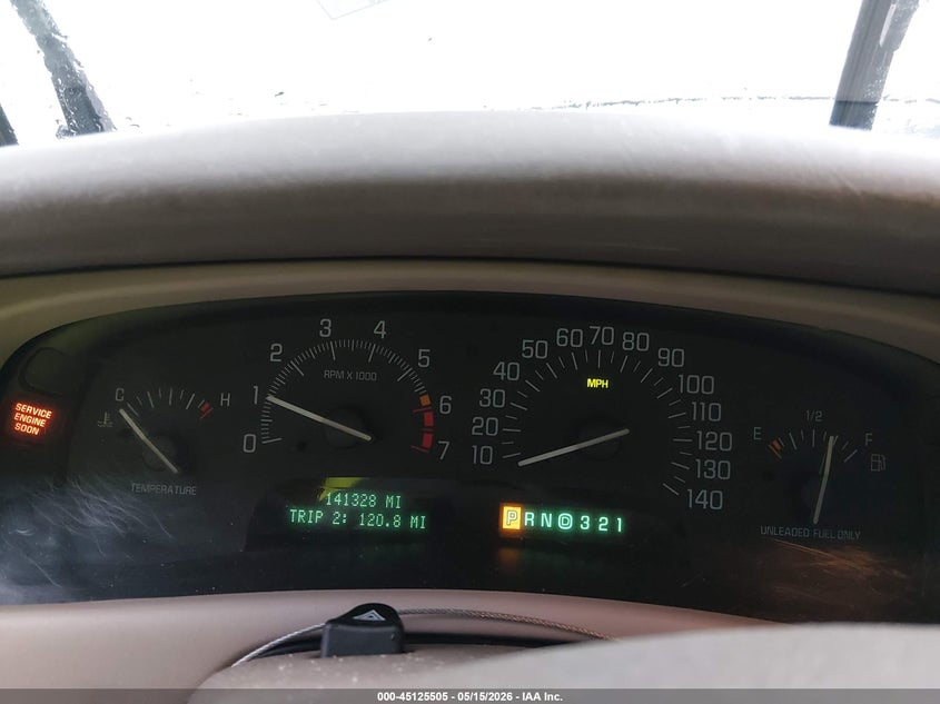 2001 Buick Park Avenue VIN: 1G4CW54K614288956 Lot: 45125505