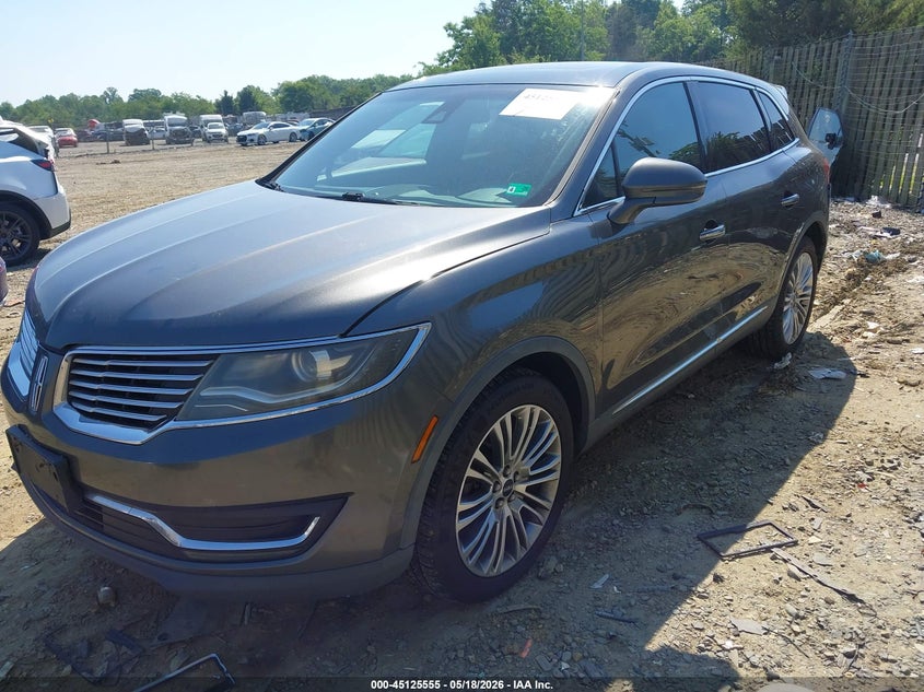 Vin: 2lmpj8lr4hbl16077, lot: 45623171, lincoln mkx reserve 20172