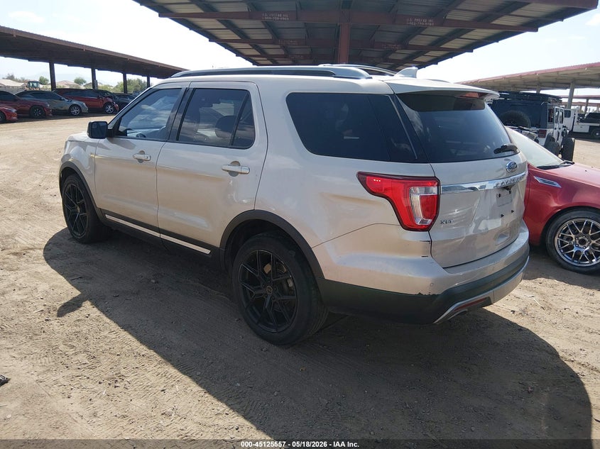 Vin: 1fm5k7d84hgb46473, lot: 45623173, ford explorer xlt 20173