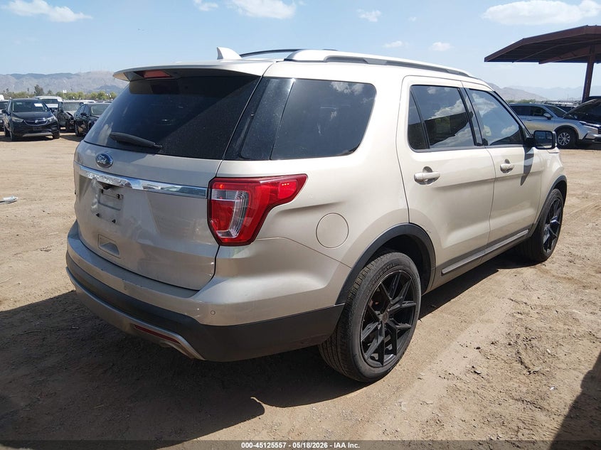 Vin: 1fm5k7d84hgb46473, lot: 45623173, ford explorer xlt 20174