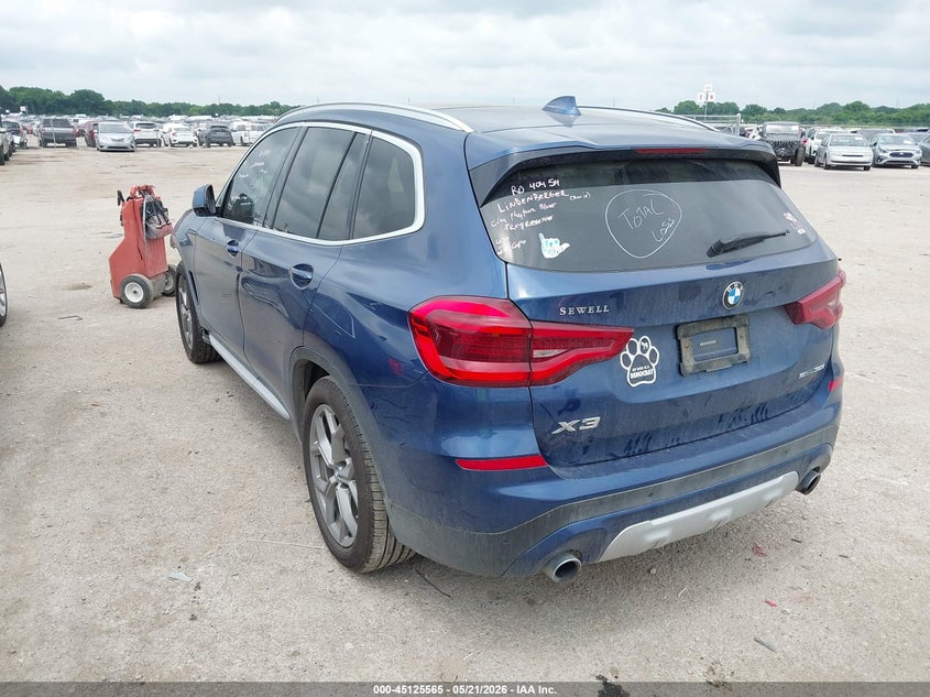 Vin: 5uxty3c07l9b31639, lot: 45623181, bmw x3 sdrive30i 20203