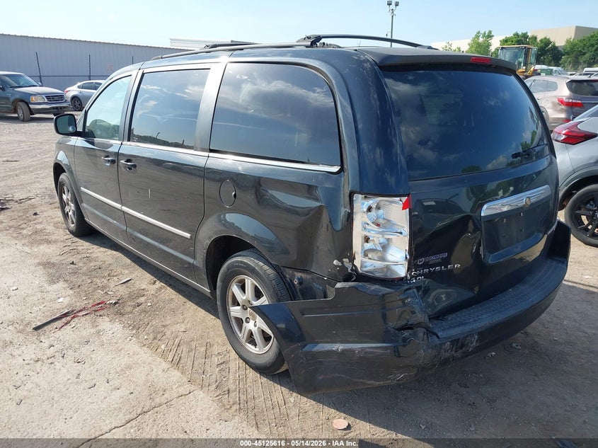 Vin: 2a4rr5dx6ar345309, lot: 45623232, chrysler town & country touring 20103