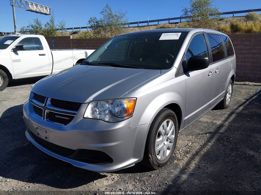 Vin: 2c4rdgbg0jr254815, lot: 45623246, dodge grand caravan se 20182