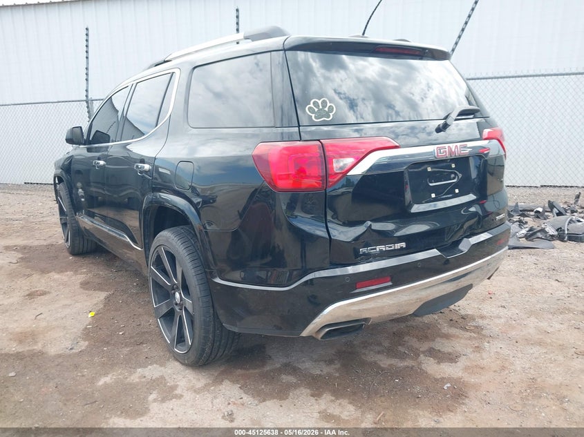 Vin: 1gkknxls2hz226875, lot: 45623254, gmc acadia denali 20173