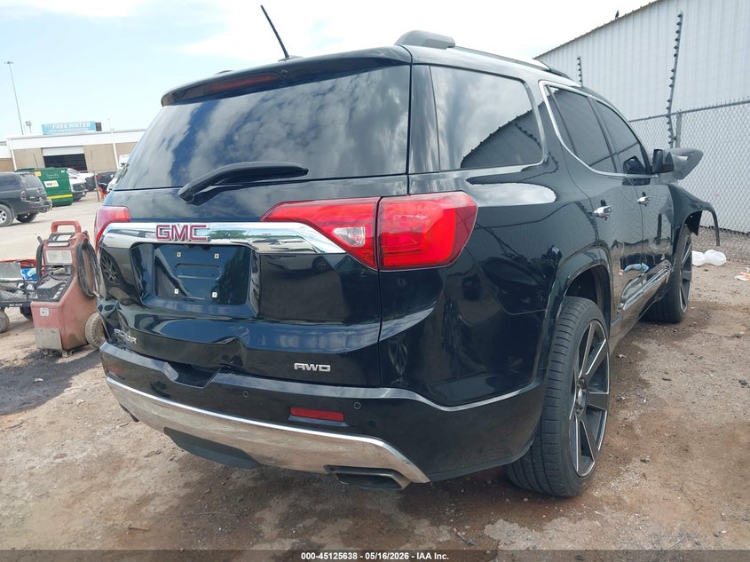 Vin: 1gkknxls2hz226875, lot: 45623254, gmc acadia denali 20174