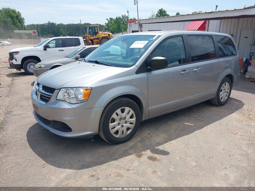 Vin: 2c4rdgbgxjr296859, lot: 45623262, dodge grand caravan se 20182