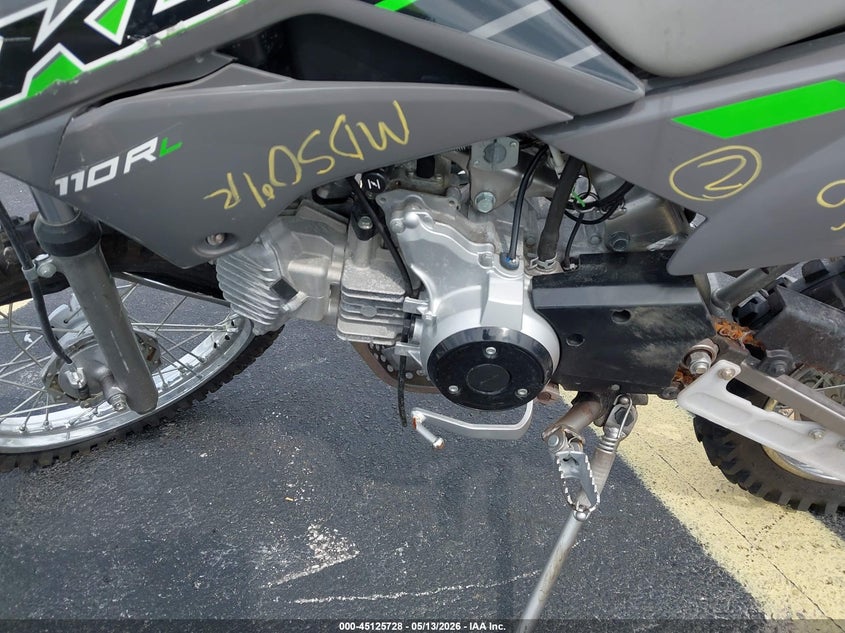 VIN MH4LXSD19SJP04571 2025 KAWASAKI KLX110 D