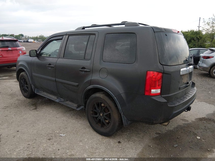 5FNYF3H73BB019764 2011 Honda Pilot 3.5 Ex-L Black