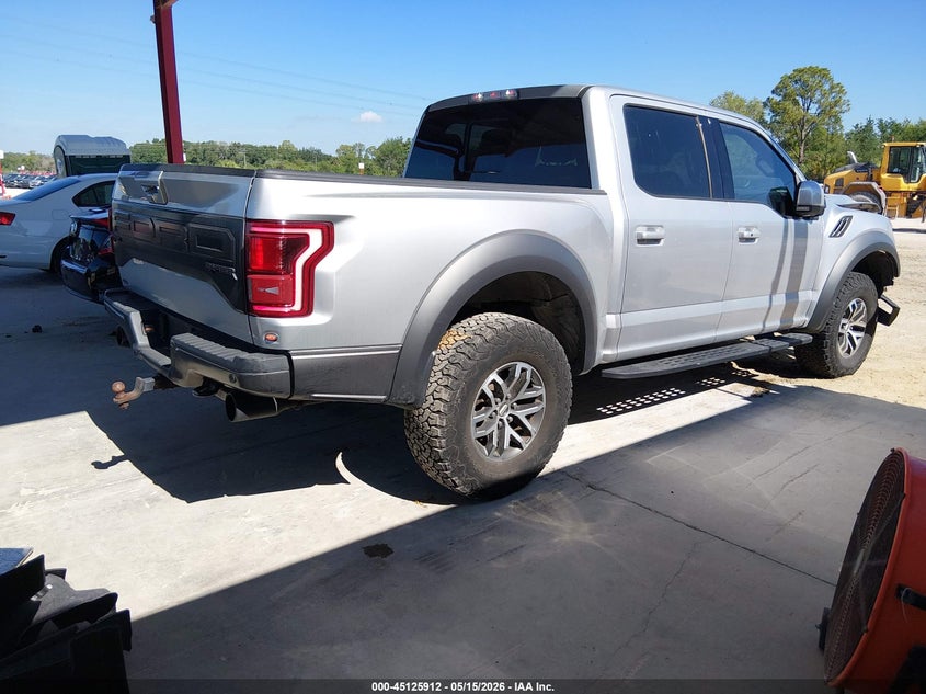 Vin: 1ftfw1rg2jfc01878, lot: 45623528, ford f-150 raptor 20184
