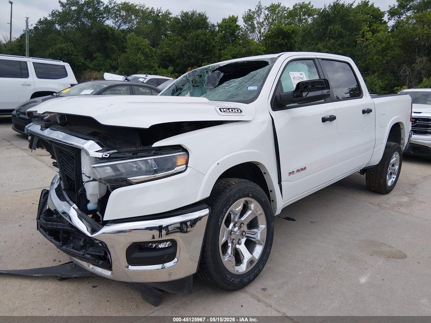 Vin: 3c6srffp6t4169387, lot: 45623583, ram 1500 big horn  4x4 5'7 box 20262