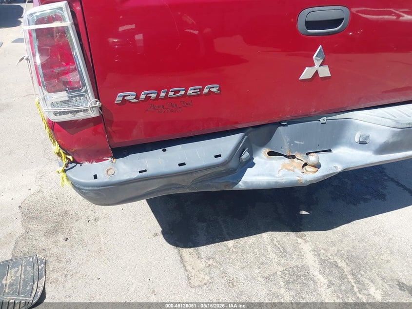 2007 Mitsubishi Raider Ls VIN: 1Z7HC22K57S109299 Lot: 45126051