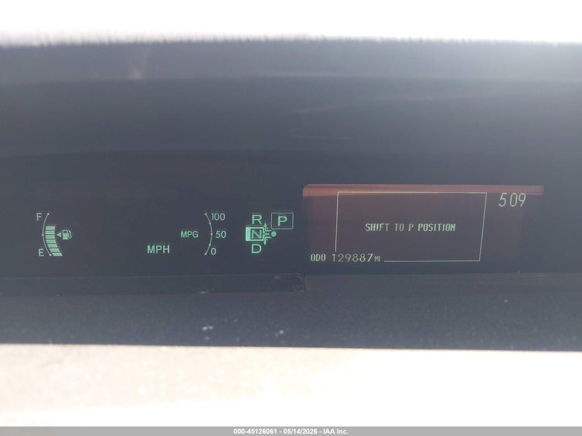 2013 TOYOTA PRIUS HATCHBACK 1.8L I-4 DOHC, VVT, 98HP