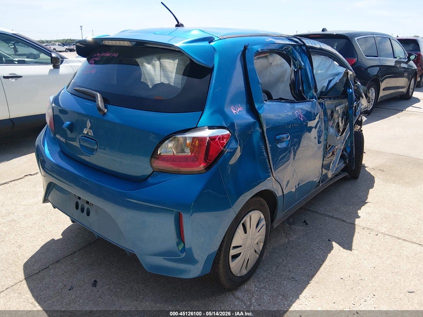Vin: ml32auhjxrh020977, lot: 45623716, mitsubishi mirage es/le 20244