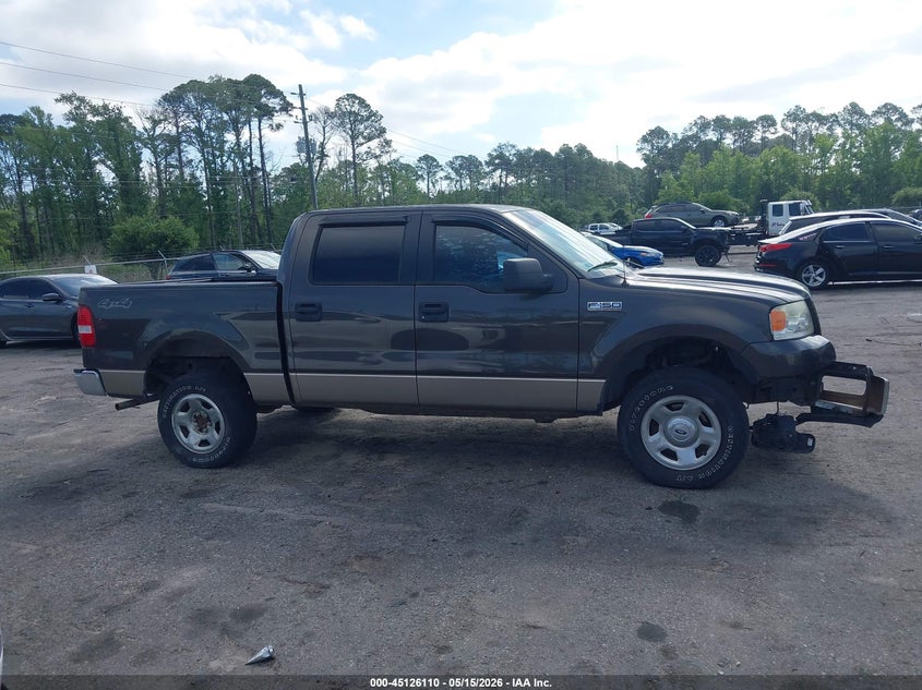 2005 Ford F-150 5.4 Fx4 lariat xlt Gold Lot 111045126110 Vin 1FTPW14515FB68596
