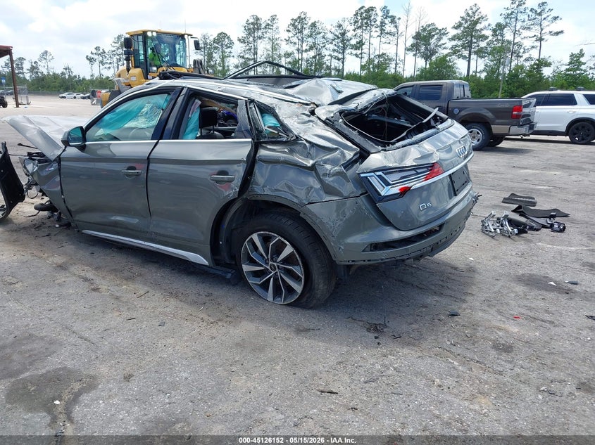 Vin: wa1eaafyxr2030446, lot: 45623768, audi q5 premium plus 45 tfsi s line quattro 20243
