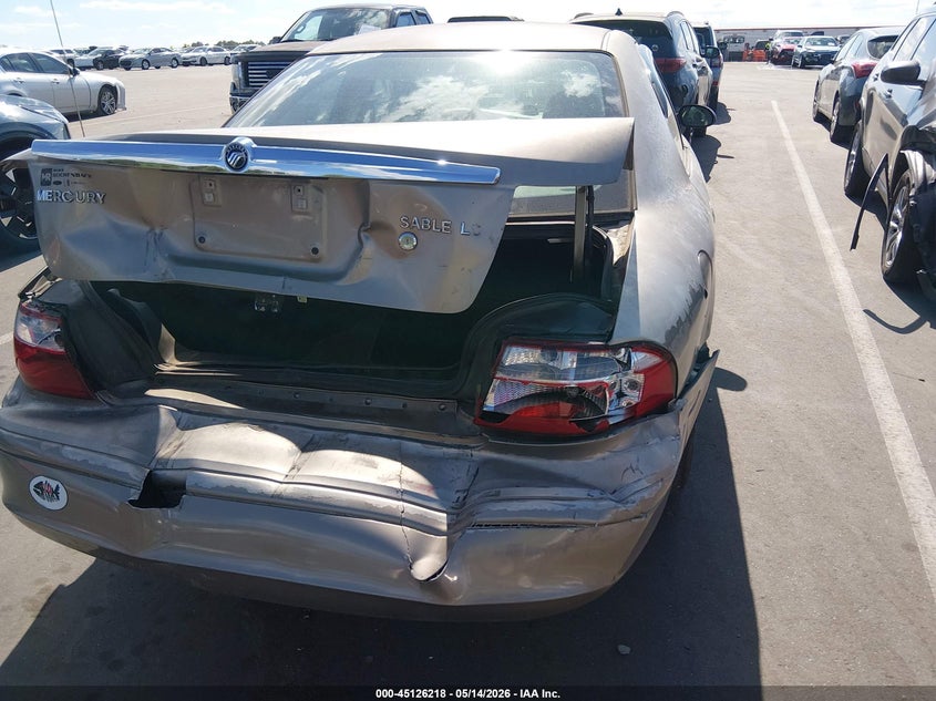 2004 Mercury Sable Ls Premium VIN: 1MEFM55S64G607683 Lot: 45126218
