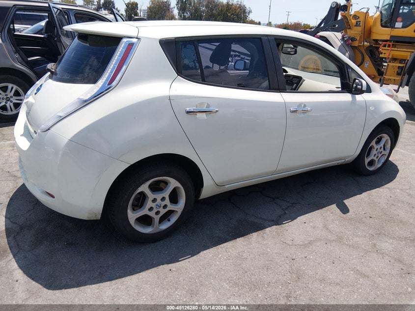 Vin: jn1az0cp4ct026612, lot: 45623896, nissan leaf sl 20124