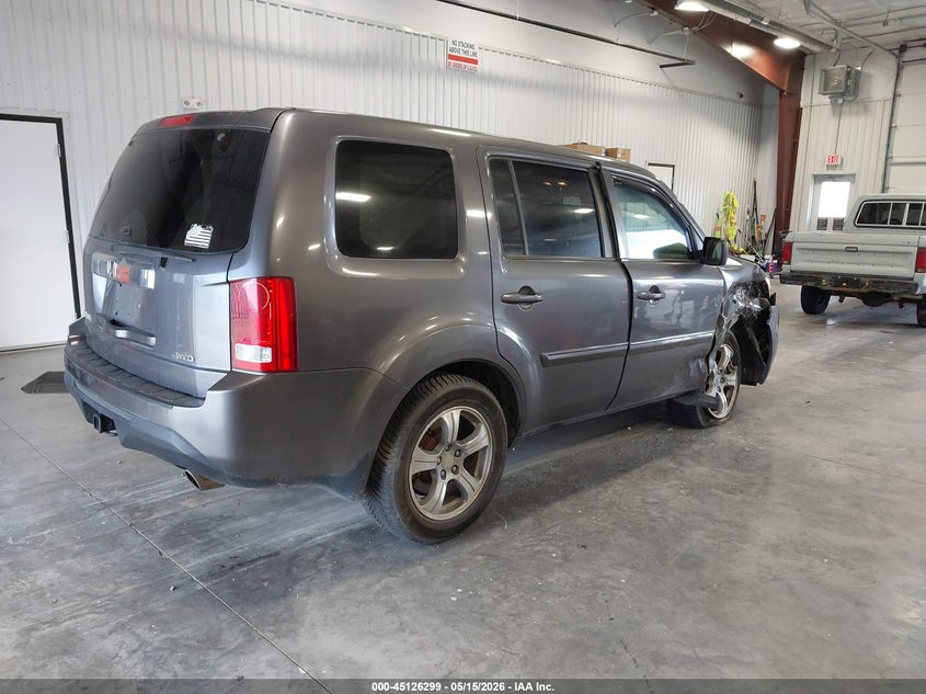Vin: 5fnyf4h76fb054889, lot: 45623915, honda pilot ex-l 20154