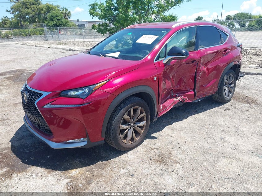 Vin: jtjyarbz6h2067828, lot: 45623933, lexus nx 200t f sport 20172