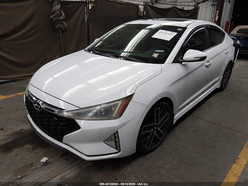 2019 Hyundai Elantra Sport KMHD04LB5KU816134 photo 1