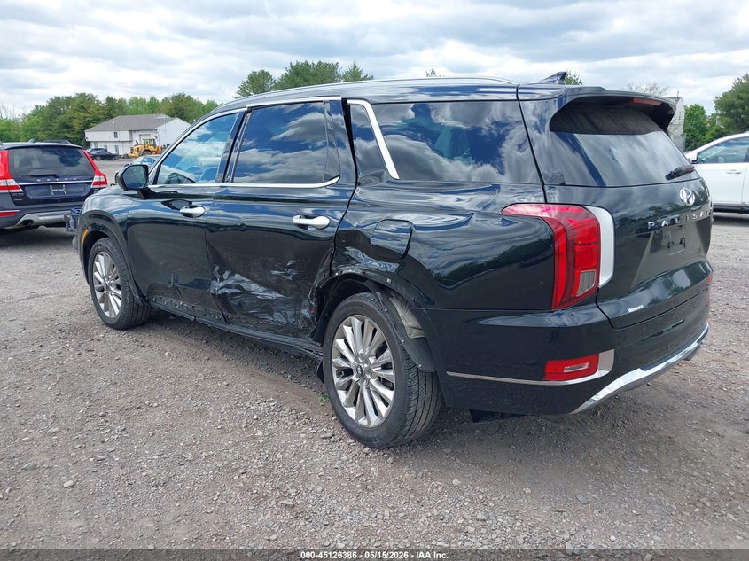 Vin: km8r5dhe5lu048330, lot: 45624002, hyundai palisade limited 20203