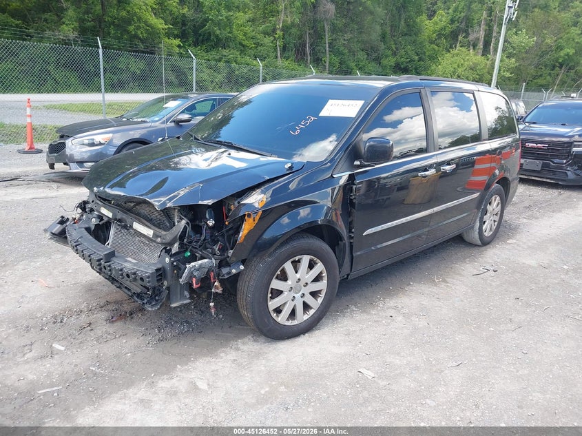 Vin: 2c4rc1bg1fr514324, lot: 45624068, chrysler town & country touring 20152