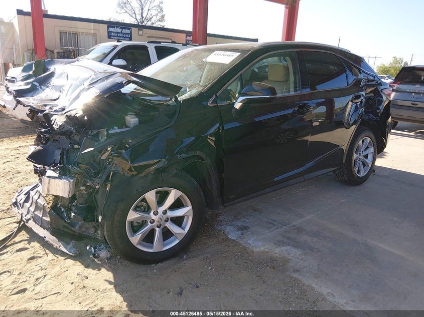 Vin: 2t2zzmca5gc022774, lot: 45624101, lexus rx 350 20162