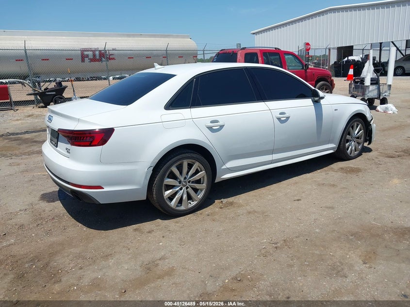 2018 AUDI A4 auction photo 4