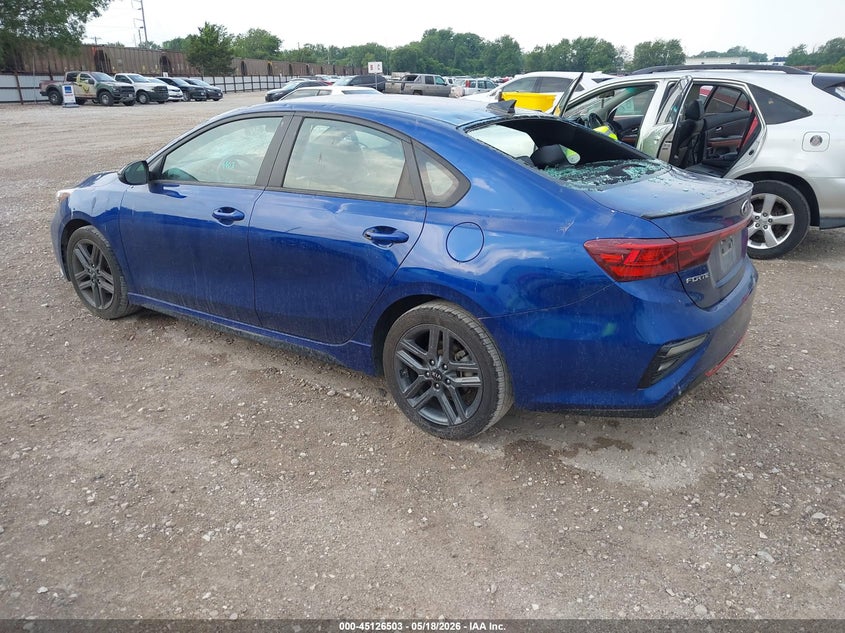 VIN 3KPF34AD1ME384264 2021 KIA FORTE GT-LINE