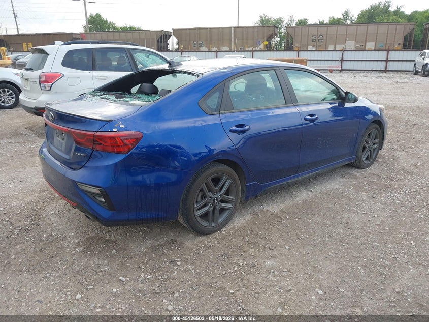VIN 3KPF34AD1ME384264 2021 KIA FORTE GT-LINE