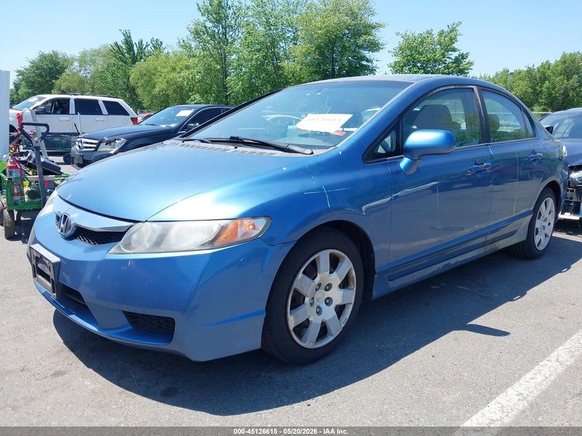 HONDA CIVIC 2010 VIN 2HGFA1F51AH581040