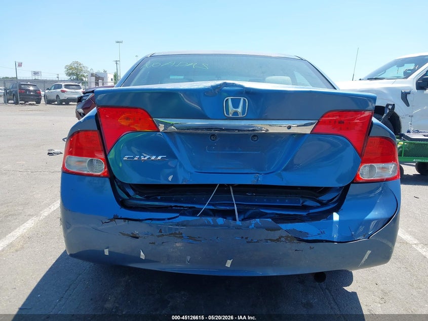 HONDA CIVIC 2010 VIN 2HGFA1F51AH581040