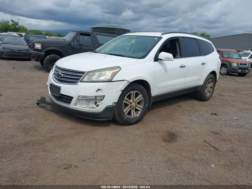 Vin: 1gnkrgkd4gj310851, lot: 45624244, chevrolet traverse 1lt 20162