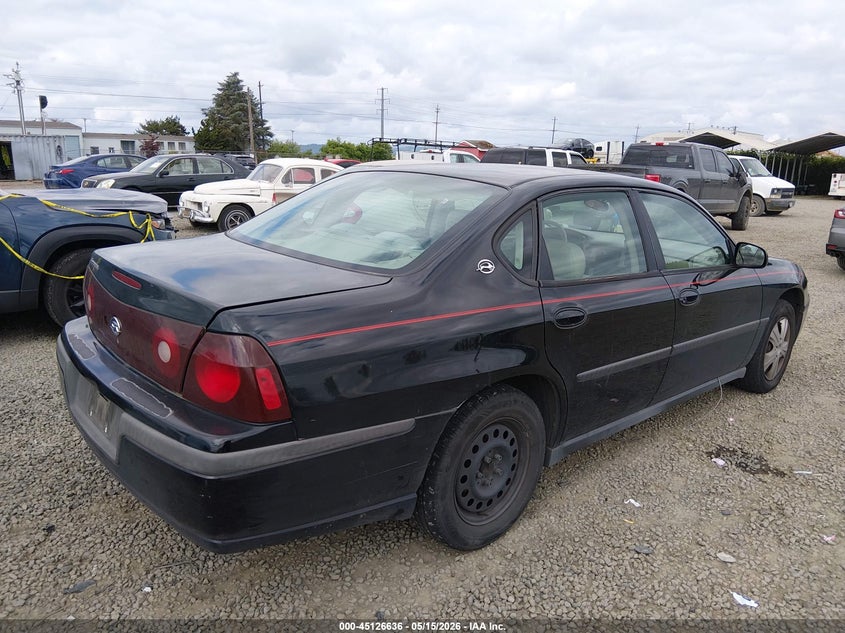 2003 CHEVROLET IMPALA SEDAN 3.8L V-6 200HP